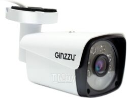 IP-камера IP 2.0Mp, 3.6mm,пуля,IR 30м,IP66,мет Ginzzu HIB-2301A