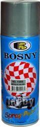 Резиновая аэрозольная краска (серебристый) BOSNY 400мл BSE1580