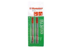 Пилка для лобзика Hammer Flex 204-103 JG WD T101BR др.\пл, 74мм, шаг 2.5, обр.зуб, HCS, 2шт 30571