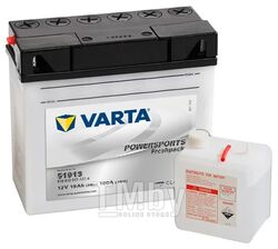 Аккумуляторная батарея VARTA евро 19Ah 100A 186/82/171 51913 moto 519013017