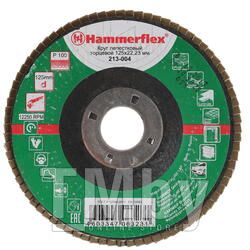 Круг лепестковый торцевой КЛТ Hammer Flex 213-004 125 Х 22 Р 100 тип 1 29434