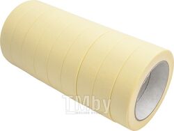Лента бумажная LIDER 25мм/50м, внутр, желтая (упак/9шт) E088803