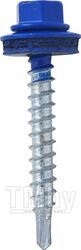 Саморез кровельный с резин. прокл. EKT 4.8х38, сверло PT1, RAL 5010 (синий) (упак/2.500шт) C77046