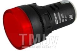 Лампа AD-22DS(LED)матрица d22мм красный 24В AC/DC TDM SQ0702-0006