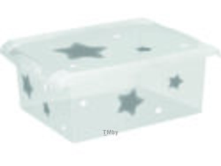Ящик для игрушек пластмассовый "Filip/stars" 39*29*14 см/10 л (арт. 1270212419600, код 054361)