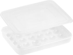 Контейнер для хранения яиц, 30 ячеек, прозрачный, PERFECTO LINEA
