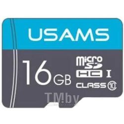Карта памяти MicroSDHC 8GB Class 10 USAMS US-ZB092 блистер, красный ZB92TF01