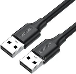 Кабель UGREEN USB 2.0 A Male to A Male Cable 2m US102 (Black) (10311)