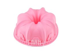 Форма для выпечки, силиконовая, французский кекс, 22х9 см, розовая, PERFECTO LINEA