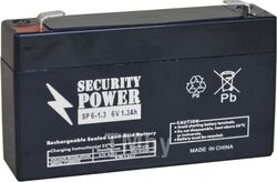 Аккумуляторная батарея Security Power SP 6-1,3 F1 6V/1.3Ah