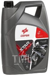 Моторное масло Cepsa Xtar Moto 4T GP 10W50 / 514283601 (4л)