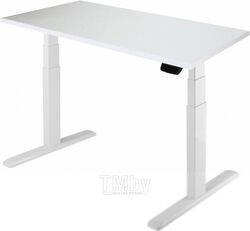 Компьютерный стол Ergosmart Unique Ergo Desk (белый/альпийский белый)