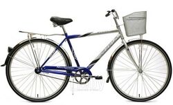Велосипед STELS 28" Navigator 300 Gent 1-ск. (+КОРЗИНА) Z010 Синий LU070375