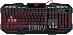 Проводная игровая клавиатура Defender Doom Keeper GK-100DL RU, 3-х цветная, 19 Anti-Ghost 4510