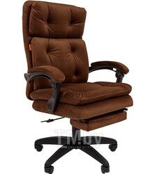 Офисное кресло Chairman Home 442 ткань велюр T-14 коричневый