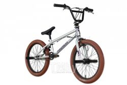 Велосипед STARK Madness BMX 3 2023 (серебристый/фиолетовый/коричневый)