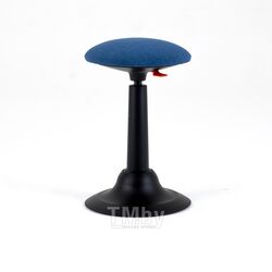 Стул для активного сидения Cloud, пластик черный, ткань синяя Chair Meister