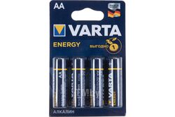 Батарейка AA LR6 Varta ENERGY 4106 Алкалайн блистер 4 шт.