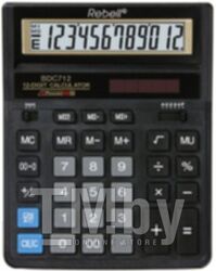 Калькулятор настольный 12р. черный 203*158*31 мм Rebell RE-BDC712GL BX