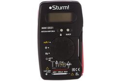 Мультиметр Sturm, ЖК дисплей, АВТОДИАПАЗОН,4-500 В