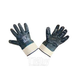 Перчатки нитриловые, полный нитриловый облив, манжет-крага, подкладка Джерси ELITPROFI N51001-J