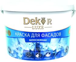 Краска Dekor Фасадная ВД-АК 111 ГОСТ силиконовая (7кг)