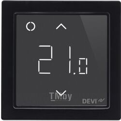 Терморегулятор для теплого пола Devi DEVIreg Smart с Wi-Fi (черный)