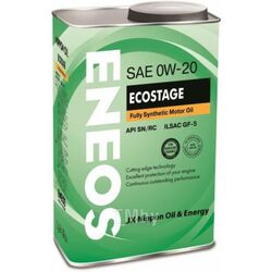 Моторное масло синтетическое ENEOS Ecostage 0W20 4л (100% Synt. SN) 8801252022022