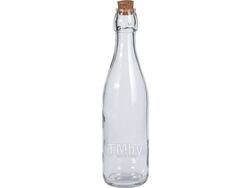Бутылка стеклянная 500 мл с пробковой крышкой (код 411984)