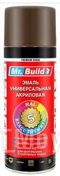 Аэрозольная краска Mr. Build RAL 8017 Шоколадно-коричневый, 400мл