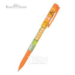 Ручка шариковая "FreshWrite. Vegan. Тыквенный пай", 0,7мм, синяя Bruno Visconti 20-0214/79