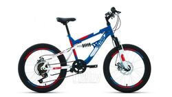 Детский велосипед Forward Altair MTB FS 20 D 2022 / RBK22AL20048 (синий/красный)