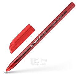 Ручка шариковая "Vizz M" пласт., красный, стерж. красный Schneider 102202