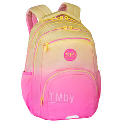 Рюкзак школьный "Pick Gradient Peach" полиэстер, уплот. спинка, желтый/розовый CoolPack E99614