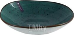 Тарелка глубокая керамическая "хорека изумруд" 21x22 см/750 мл Elrington 206-55043