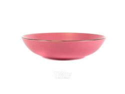 Тарелка глубокая керамическая "matte pink" 20x5,3 см Belbohemia TCCJ001-5