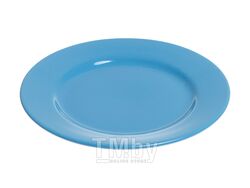 Тарелка обеденная керамическая, 241 мм, круглая, серия Лапсеки, синяя, PERFECTO LINEA