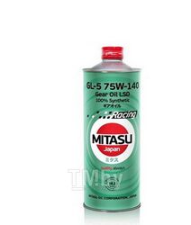 Трансмиссионное масло MITASU 75W140 1L SPORT GEAR OIL GL-5 LSDAPI GL-5 MT-1Limited SlipPG-2 MJ4141