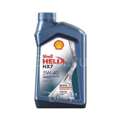 Моторное масло SHELL 5W40 (1L) Helix HX7 ACEA A3/B3/B4, API SN/CF, MB 229.3, VW 505.00/502.00 550040340