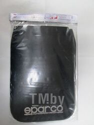 Комплект брызговиков больших, черных, 4 шт., резинопластик SPARCO BR000015