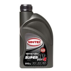 Жидкость тормозная Super DOT 4, 0,91кг SINTEC 800735