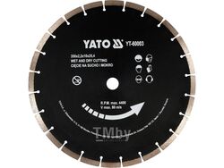 Круг алмазный 350x25,4мм (сегмент) Yato YT-60003