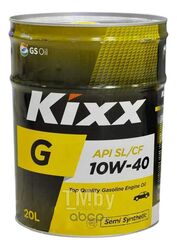 Моторное масло Kixx G SL CF 10W40 20L (API: SL CF Semi Synthetic) L5316P20E1