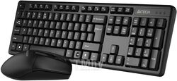Клавиатура + мышь A4Tech 3330N (черный, черный)