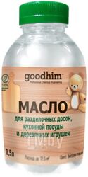 Масло для древесины GoodHim Для разделочных досок, кухонной посуды и деревянных игрушек (500мл)