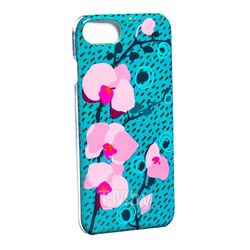 Чехол-клипкейс для iPhone 6S/7/8 "Orchid Blue" пласт., бирюзовый/розовый Pylones 33788 ORCH2/ICOV7/8#ORCH2