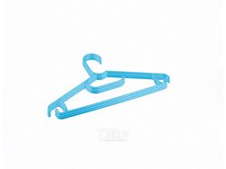 Набор вешалок для одежды пластмассовых детских светло-голубых 3 шт. 31,5 см Пластишка 431301531