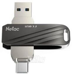 USB-флеш-накопитель 32GB USB 3.0+TypeC FlashDrive Netac US11