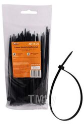Стяжки (хомуты) кабельные AIRLINE 3,6x150 мм, пластиковые, черные, 100 шт ACTN20