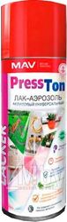 Лак акриловый 520мл - бесцветный глянцевый универсальный, аэрозоль PRESSTON 04333-270
